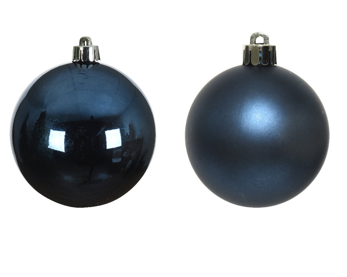 Gb Baubles Shiny Matt Night Blue 6Cm x20