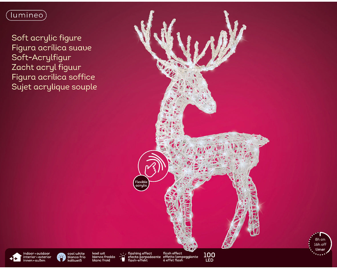 100L Soft Reindeer Cool Flash 94Cm