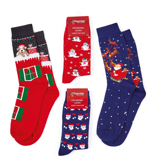 Adult Christmas Socks 4Mix