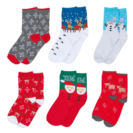 Christmas Socks 6Mix