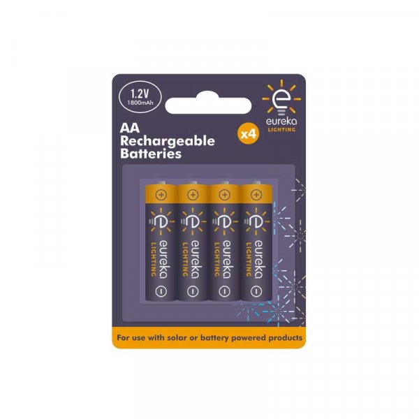 Rechargeable Aa Batteries 4Pk