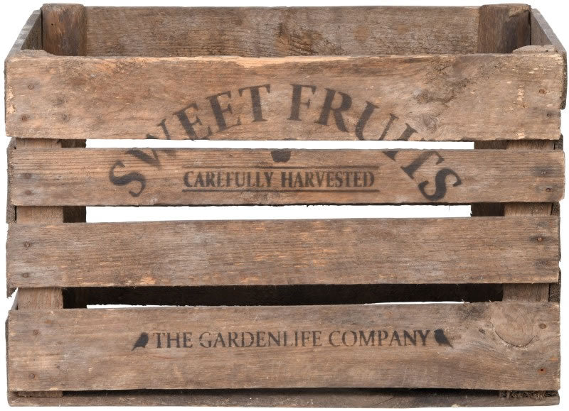 Wooden Sweet Fruits  Apple Crate