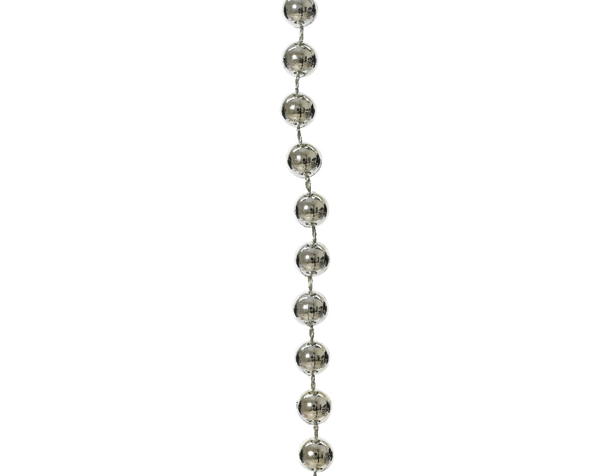 Bead Garland Shiny Silver 10M