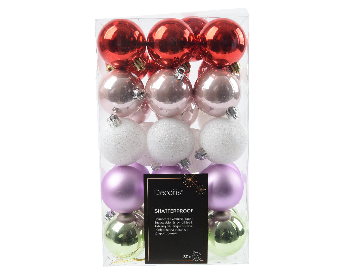 Bauble Candy 6Cm 30Pk