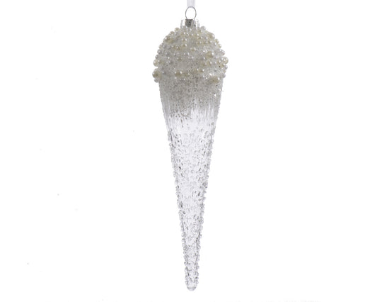 Icy Pearl Clear Drops 24Cm