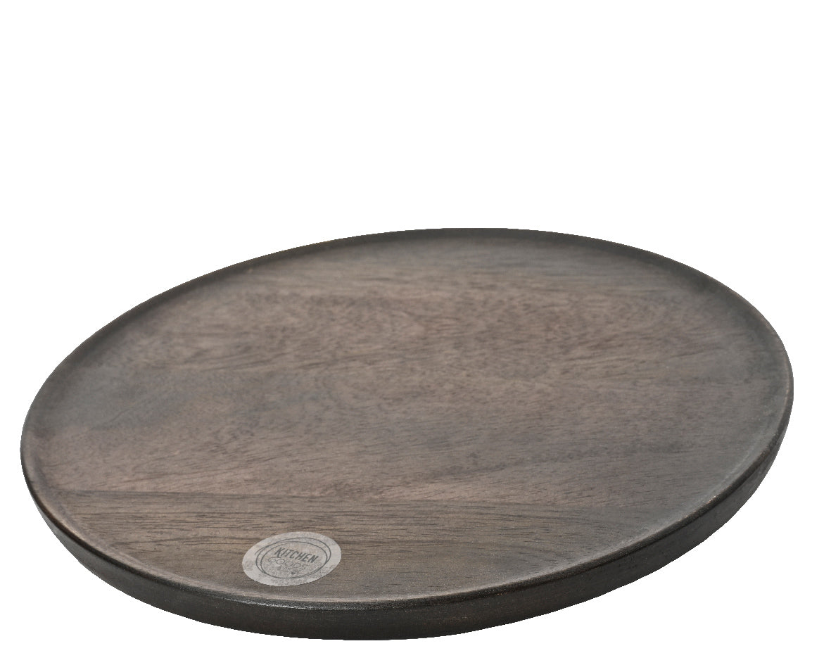 Mongowood Plate Dark Brown 37Cm