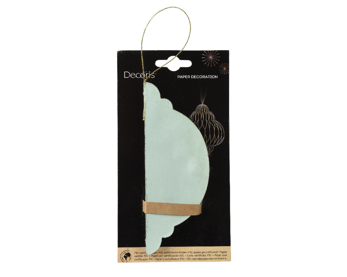 Paper Onion Hanger Mint 15Cm