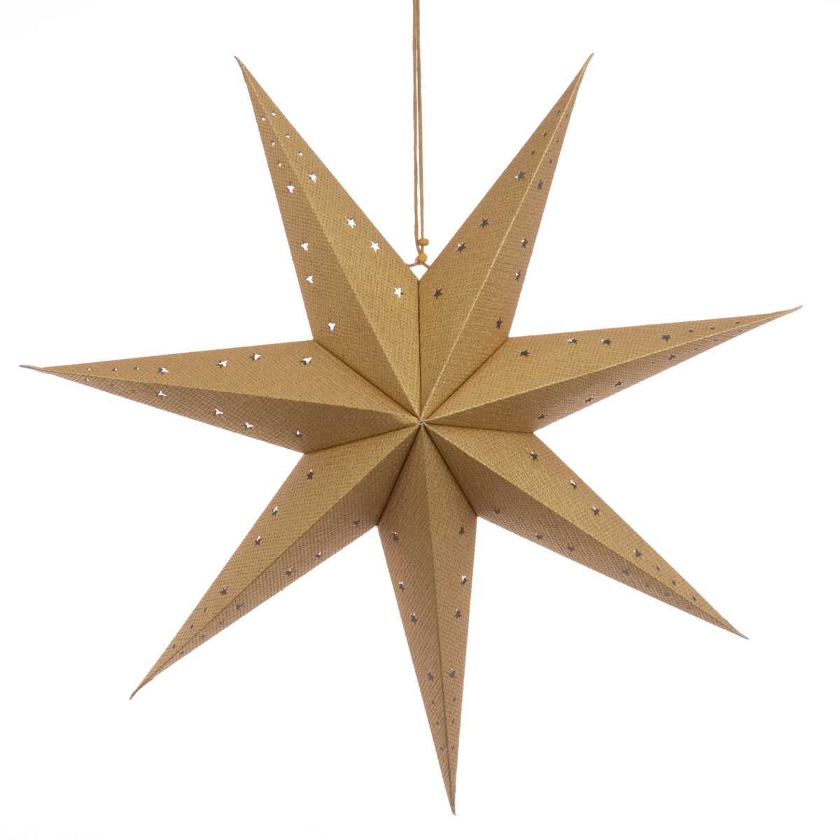 Paper Sparkle Star Gold 60Cm