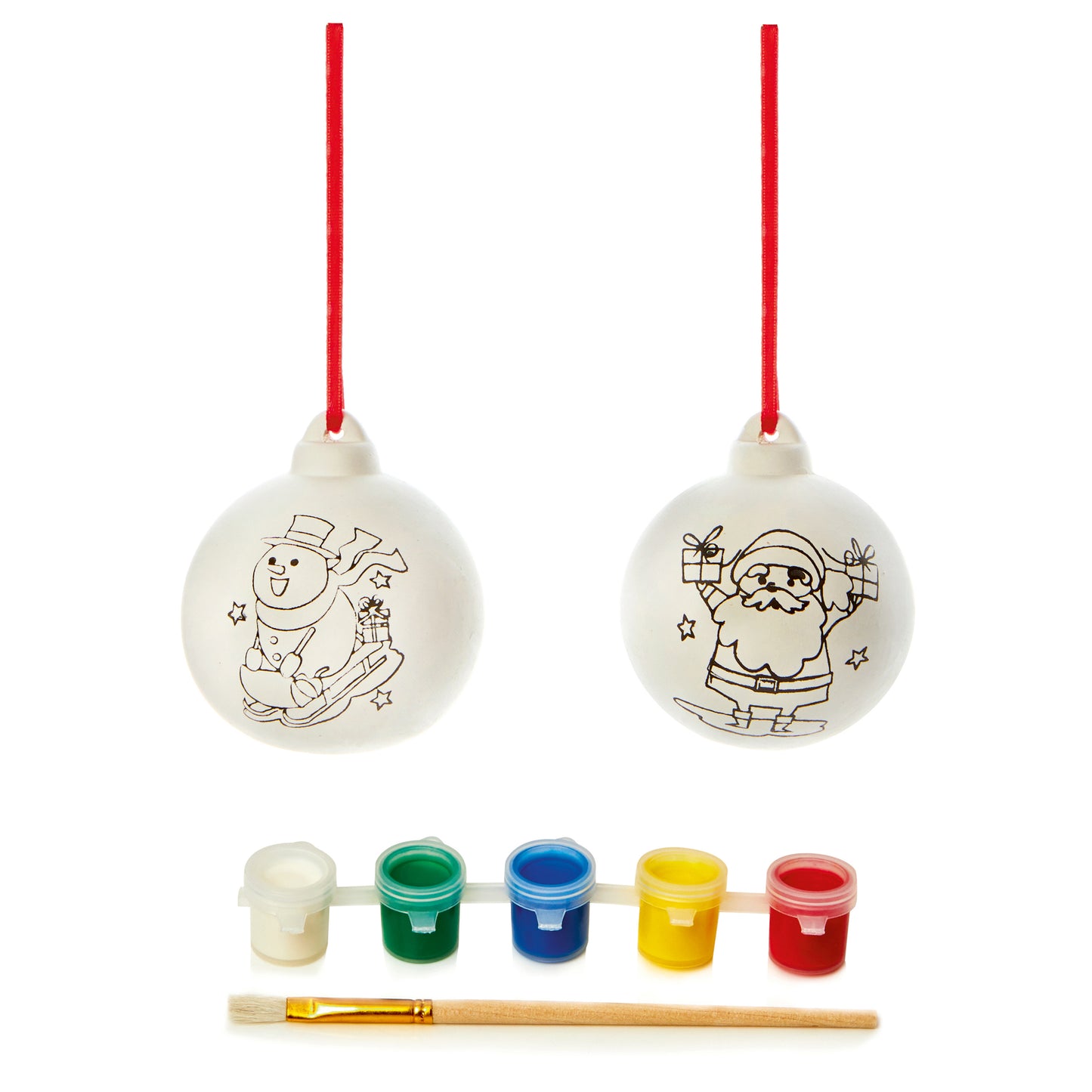 Paint Your Own Bauble 2Pk